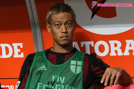 発熱の本田、2日は別メニュー調整。ナポリ戦はベンチスタート濃厚