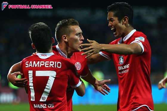 マインツ武藤、2得点に絡む活躍で3試合ぶりの勝利に貢献