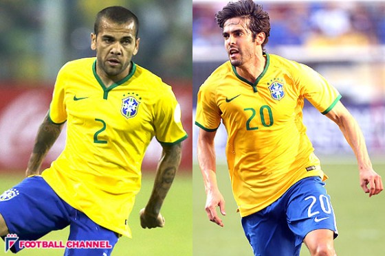 W杯南米予選を戦うブラジル代表、D・アウベス＆カカーを追加招集