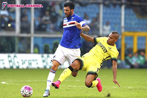 インテル、サンプドリア戦で連敗阻止も手痛いドロー。長友はこの日も出番なし