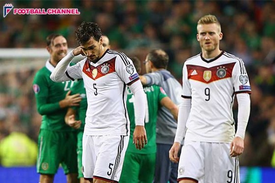 ドイツの猛攻むなしく、アイルランドが先制点守りきり勝利。グループDが大混戦に