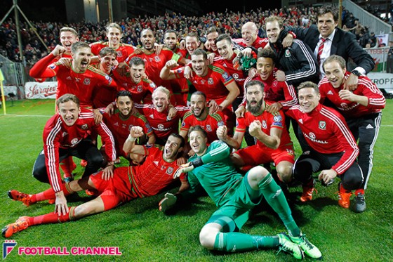 ウェールズ、悲願のEURO出場決定。ベルギーも本大会へ