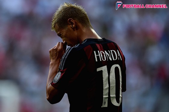 本田の定位置はベンチ? ミラン、新布陣導入でトップ下消滅か