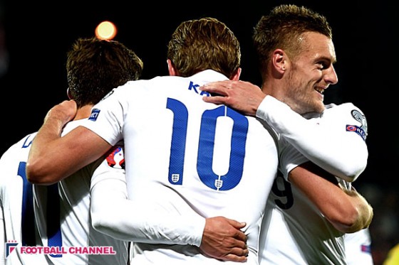 イングランド、10戦全勝でEURO予選を終了。スペインもスウェーデンに快勝