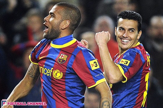 ペドロのバルサ残留を説得したD・アウベス「残るべきだと言ったんだけど…」