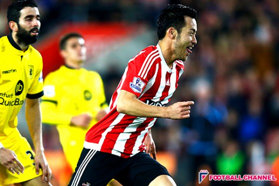 サウサンプトン吉田、今季初ゴール！　強烈左足ミドルでリーグ杯8強進出に貢献