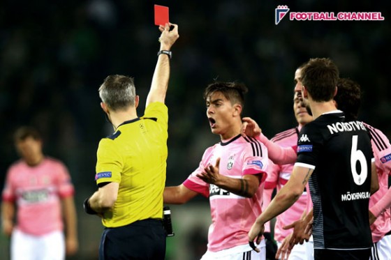 【データ】ユーベ、10人なるも敵地でボルシアMGにドロー。グループ突破に王手