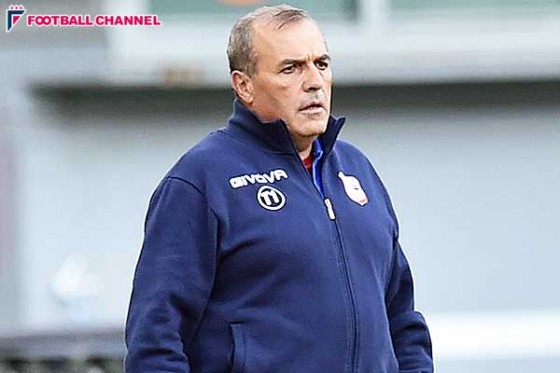 最下位カルピ、1ヶ月で2度目の監督交代。セリエA昇格の立役者が再び就任