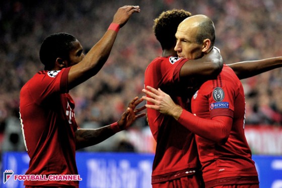 【データ】バイエルン、アーセナルを5得点粉砕。GL突破が決定