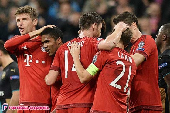 バイエルン、前回対戦の屈辱を果たす5発大勝! アーセナルは敗退の危機に