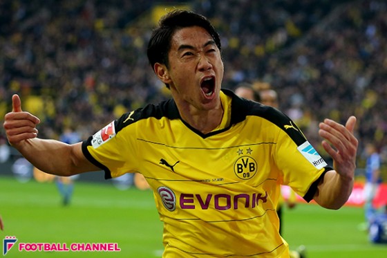 香川先制弾! ドルトムントが乱打戦の末シャルケとのダービーを制す