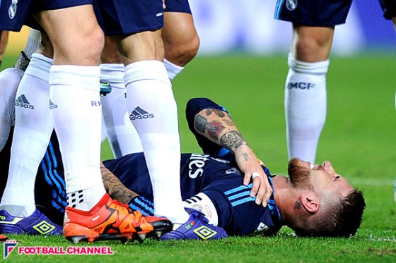 左肩負傷再発のS・ラモス、手術なら最低でも6週間離脱へ。クラシコ出場は危機的状況に