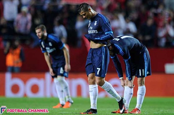 セビージャ戦に敗れたレアル、リーグ21試合ぶりの敗戦…CR7は“お得意様”にも無得点