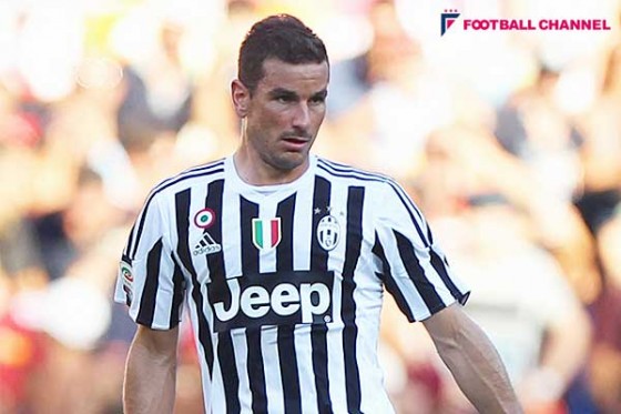ユベントス、ベテランMFが筋肉系の負傷。パレルモ戦まで欠場か