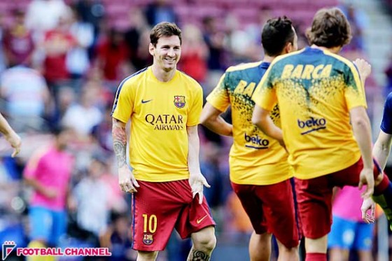 メッシ、ついに全体練習復帰。ゴールも決めてクラシコに照準