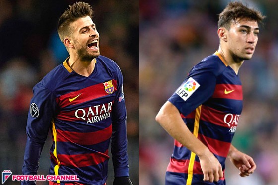 “先輩”ピケ、若手FWにアシスト注文？「ムニールとは違いメッシはパスをくれた」