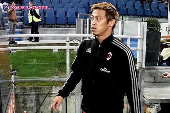 本田、サンプドリア戦に向け全体練習に復帰。先発奪取へアピールできるか