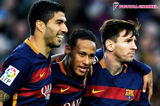 MSN揃い踏み！　バルサ、4得点でソシエダに完勝