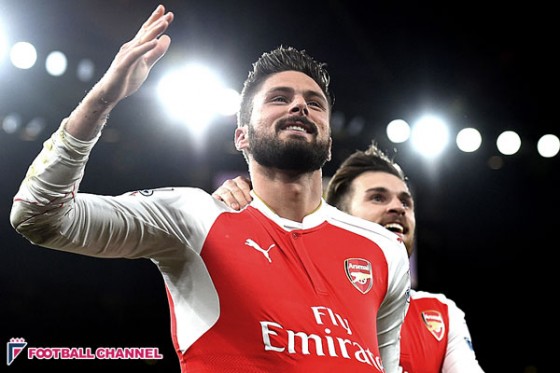 アーセナル、3発快勝で2位浮上！　マンUは手痛いドロー