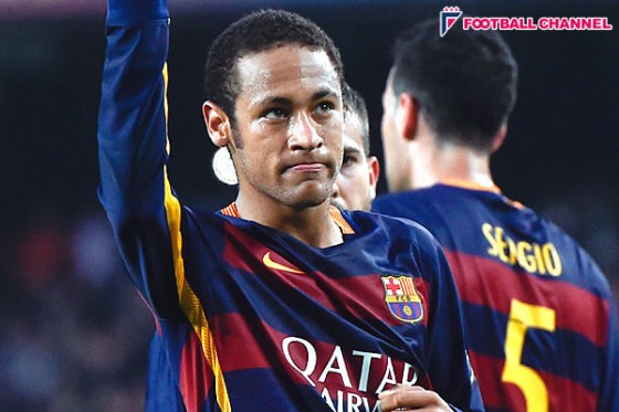 絶好調ネイマール、リーガの月間最優秀選手に選出。11月は3試合5得点