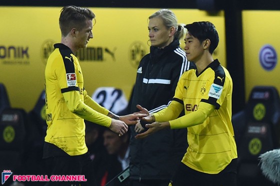 香川が途中出場で躍動！　ドルトムント、10人のフランクフルトに4点大勝