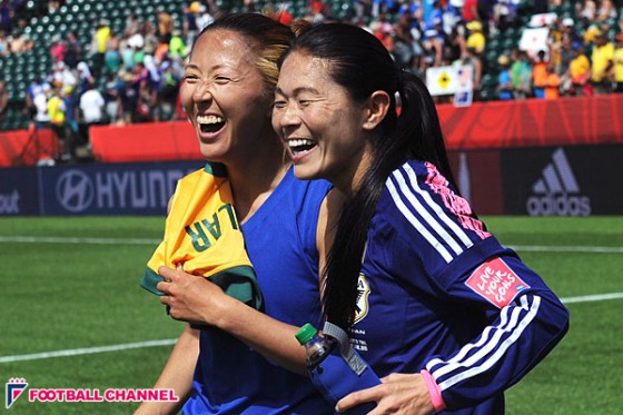 なでしこFW大儀見、現役引退の澤に労いの言葉「とにかく感謝しなかい」