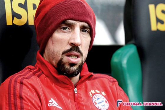 バイエルンに大打撃。リベリーが筋肉負傷でCLユーベ戦の出場が微妙に