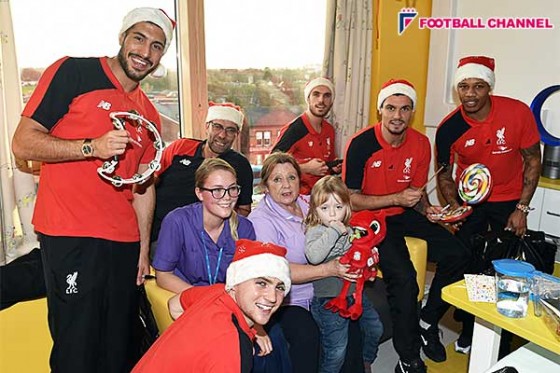 リバプールの少し早いクリスマス！　病院を訪問し子供たちにプレゼント提供へ