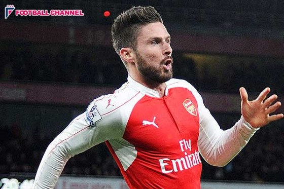 アーセナル、マンCとの接戦制し2位キープ! ジルーは4試合連続ゴールを記録