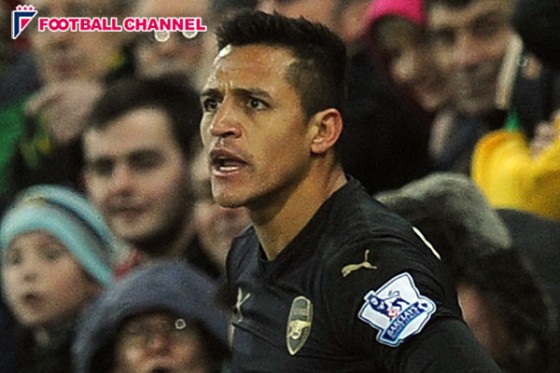 アーセナルのFWサンチェス、復帰は来月中頃に。ここまで公式戦20試合で9G6A