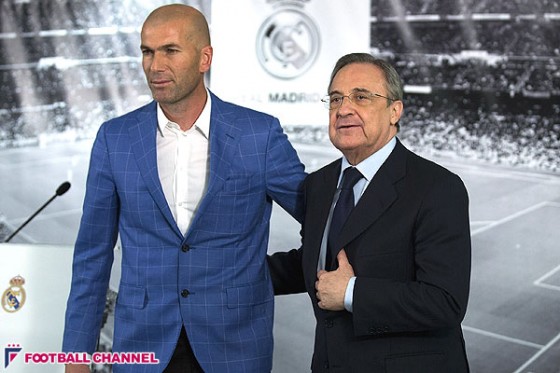 ペレス会長、またも大ナタ。ジダン監督は12年間で11人目のレアル指揮官に