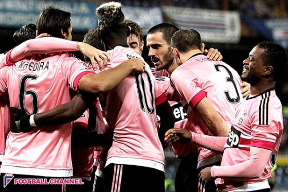 ユーベ、ケディラ弾でサンプ下す。インテル抜き2位に浮上