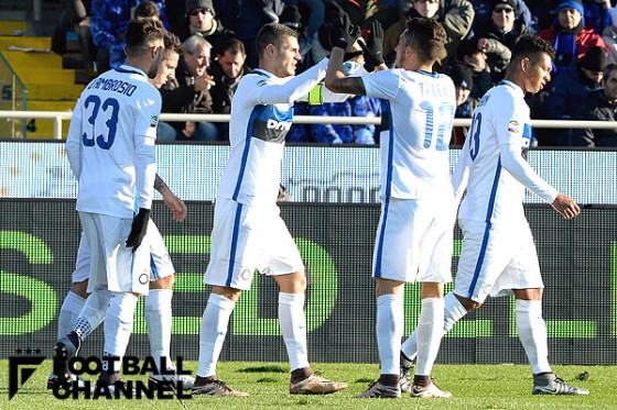 インテル、オウンゴールの応酬でアタランタと痛み分け。長友は出場なし