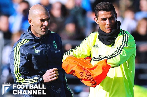 C・ロナウドまで…監督交代に手応え「ジダンの方がいい。なぜかは聞かないで」