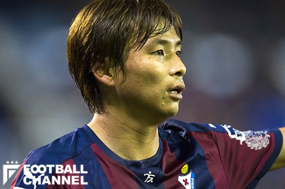 エイバル乾、2試合連続ゴール！　左足ボレーで先制点もたらす