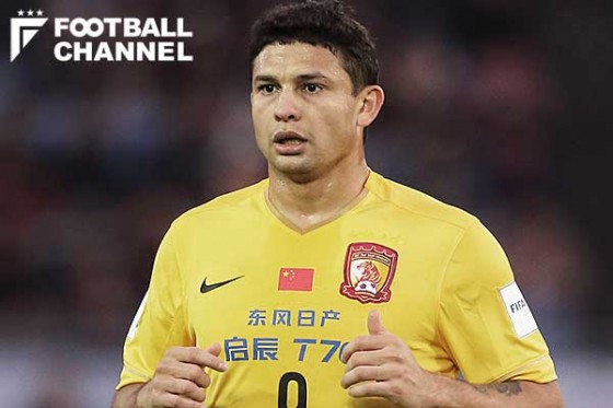 広州恒大FWエウケソン、上海上港への移籍が決定。昨季はACL優勝に貢献