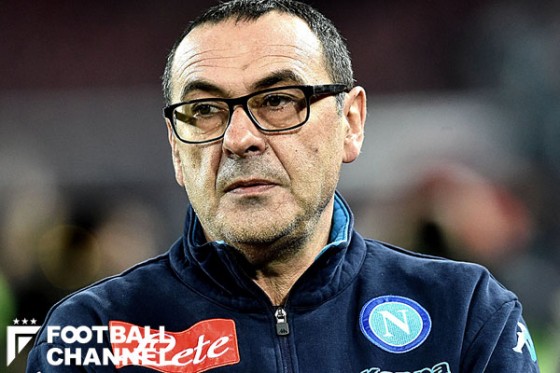 セリエA優勝争うナポリに大打撃。差別的発言のサッリ監督、4ヶ月の退席処分か