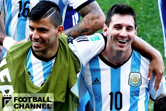 セルヒオ・アグエロとリオネル・メッシ