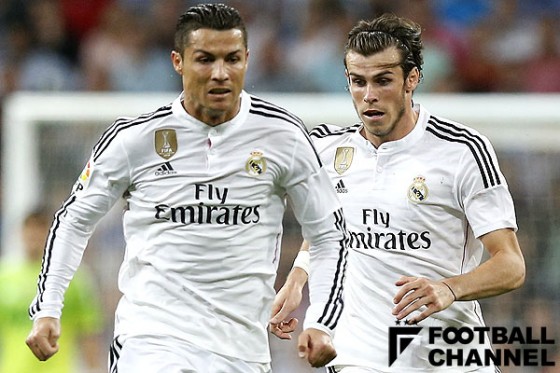 クリスティアーノ・ロナウド（左）とガレス・ベイル（右）