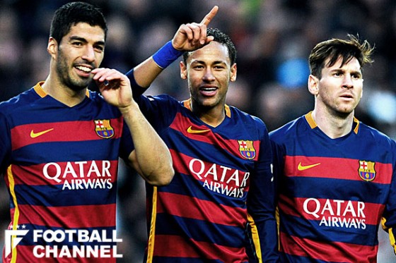 欧州で最もゴールを決めているMSNトリオ