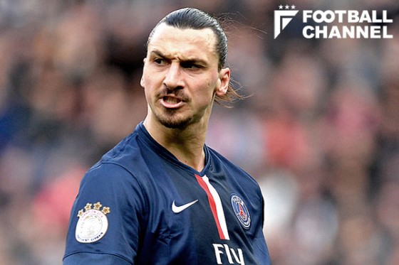 パリ・サンジェルマンのズラタン・イブラヒモビッチ