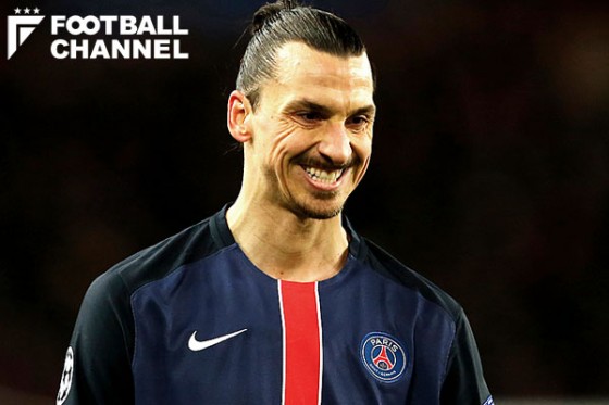 パリ・サンジェルマンのズラタン・イブラヒモビッチ