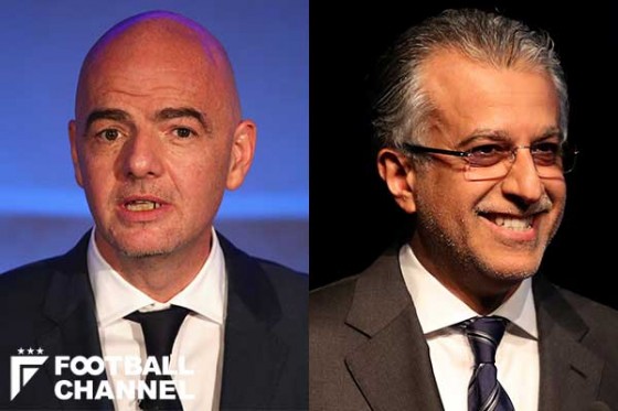 インファンティーノ氏（左）とサルマン氏（右）