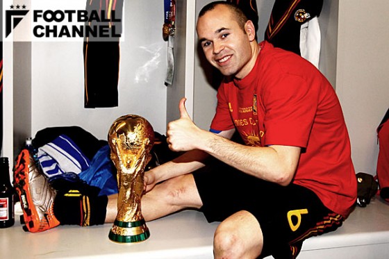 バルセロナのアンドレス・イニエスタ