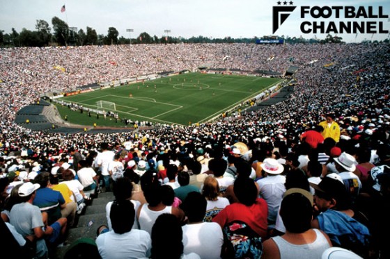 1994年アメリカW杯の様子。この大会がMLS創設のきっかけとなった