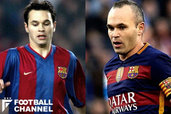 バルセロナのアンドレス・イニエスタ