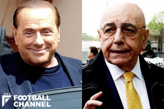 シルビオ・ベルルスコーニとアドリアーノ・ガッリアーニ