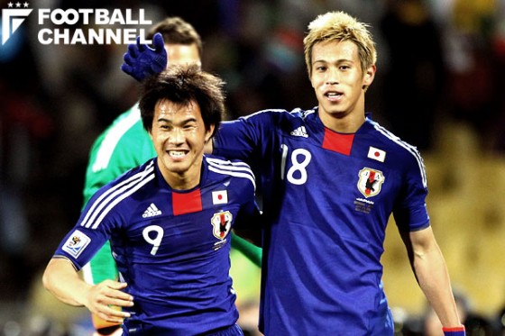 2010年W杯デンマーク戦では、本田のアシストを受けてゴールを決めた
