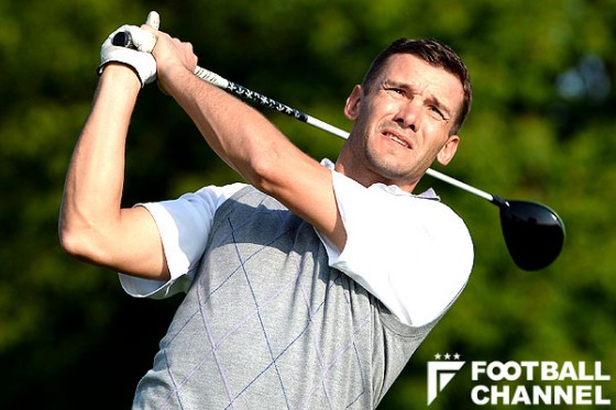 ゴルファーに転身したアンドリー・シェフチェンコ