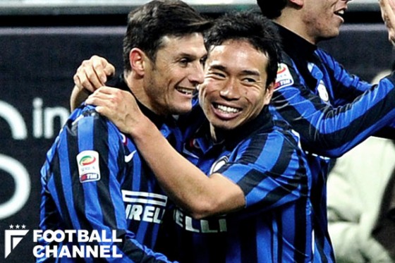 ハビエル・サネッティと長友佑都